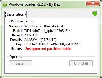 Ошибка Unsupported partition table Ошибка Unsupported partition table